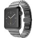 Curea iUni compatibila cu Apple Watch 1/2/3/4/5/6/7, 40mm, Link Bracelet, Otel Inoxidabil, Black